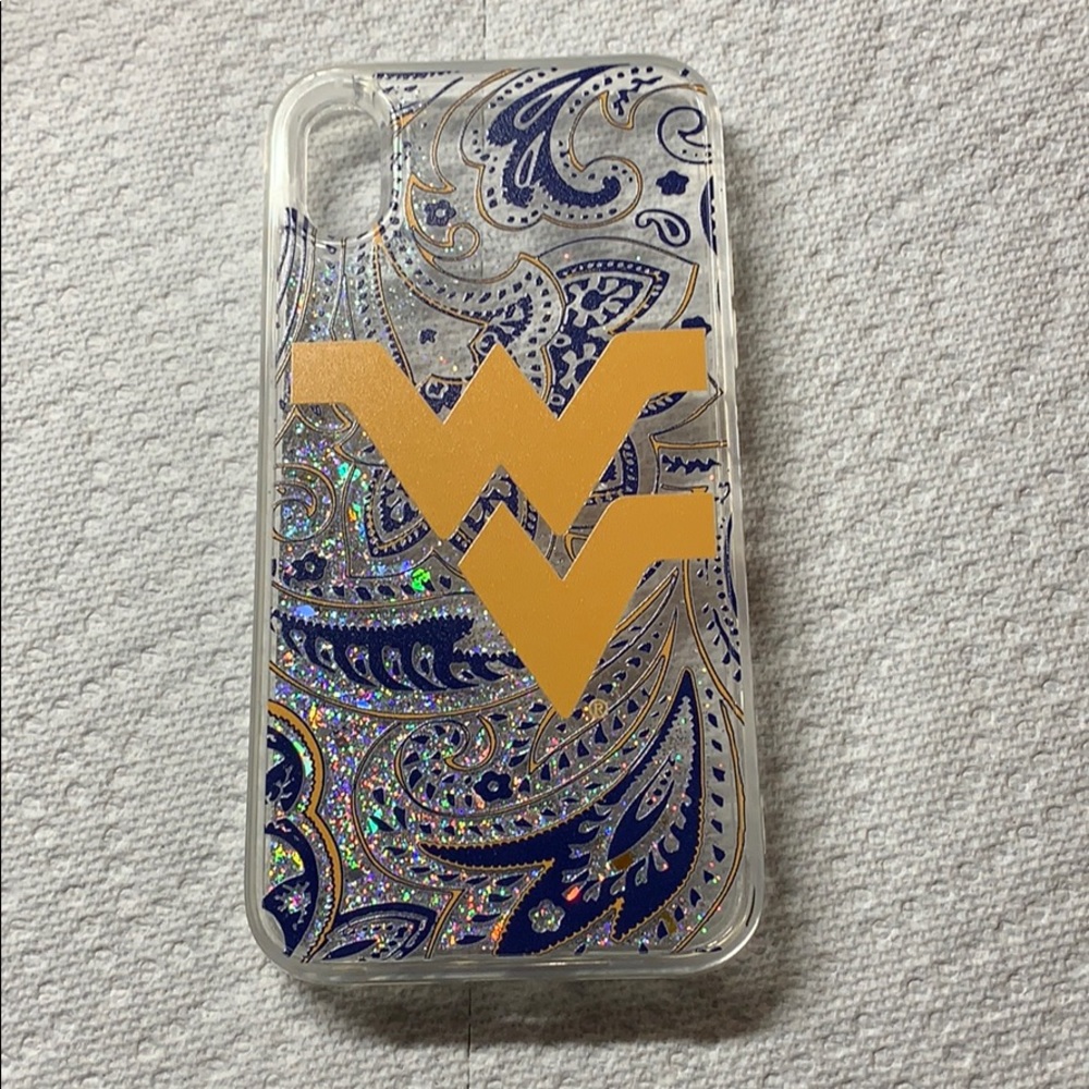 iPhone XR West Virginia Phone Case WVU Glitter